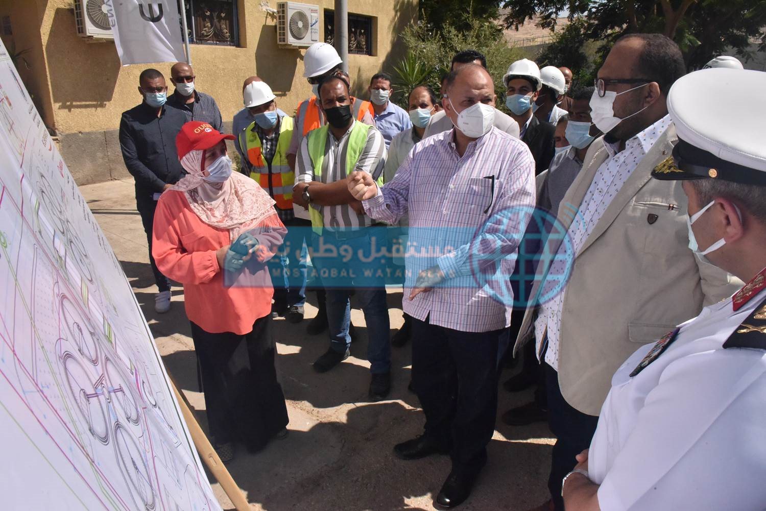 محافظ أسيوط يفتتح إحلال وتجديد مشروع محطة معالجة صرف صحي عرب المدابغ (3)