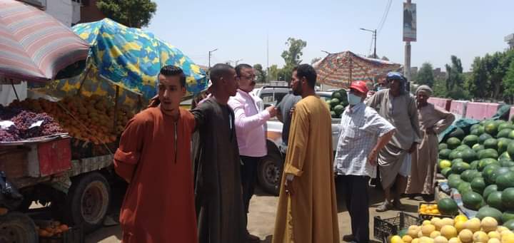 حملات للنظافة وإزالة الإشغالات والتعديات على الأراض الزراعية بالفتح (8)