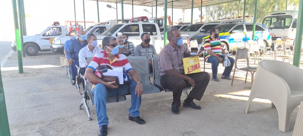 اعمال تعقيم وتطهير مرور الوادي الجديد (7)