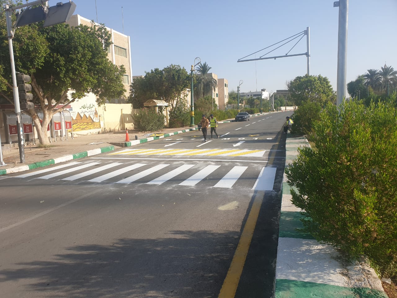 تخطيط الطرق بشكل حديث ومطور في الوادي الجديد (4)