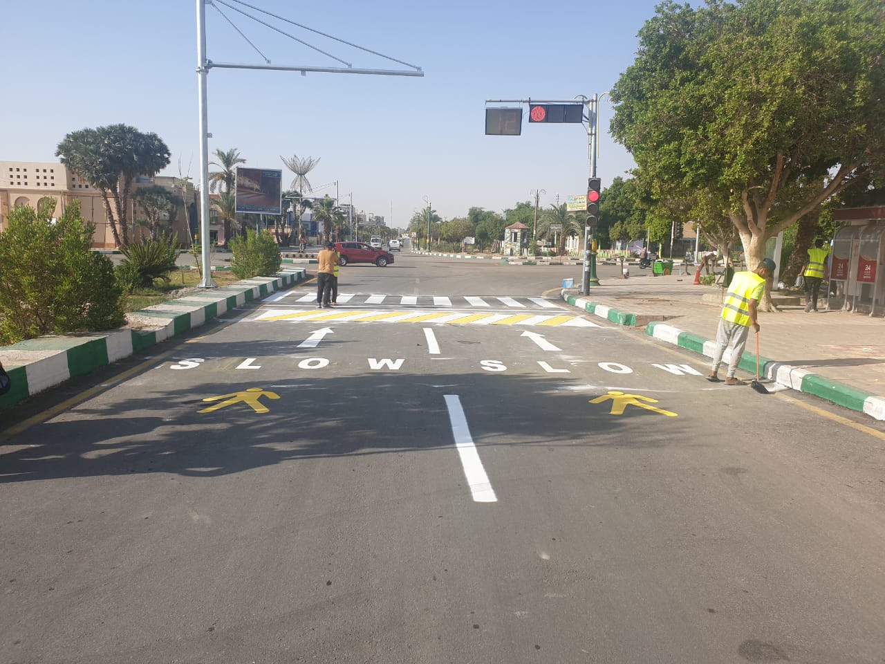 تخطيط الطرق بشكل حديث ومطور في الوادي الجديد (5)