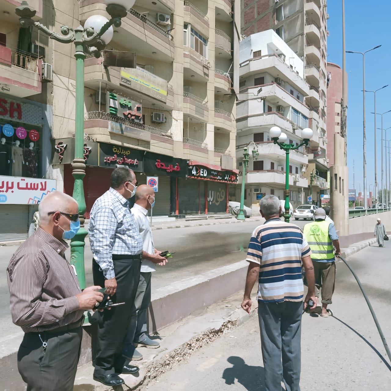 استكمال أعمال النظافة والتطوير ورفع كفاءة الانفاق والسكرتير المساعد يتابع حملة نظافة بنفق الزهراء (9