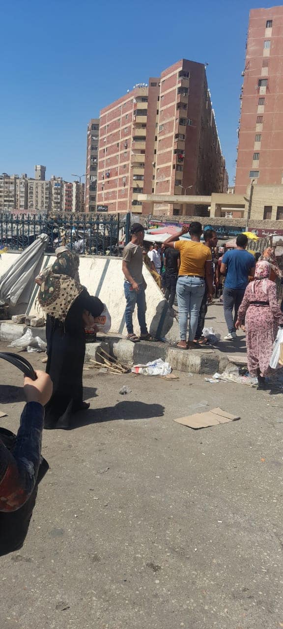 حملات رفع اشغالات بموقف الازهر (2)