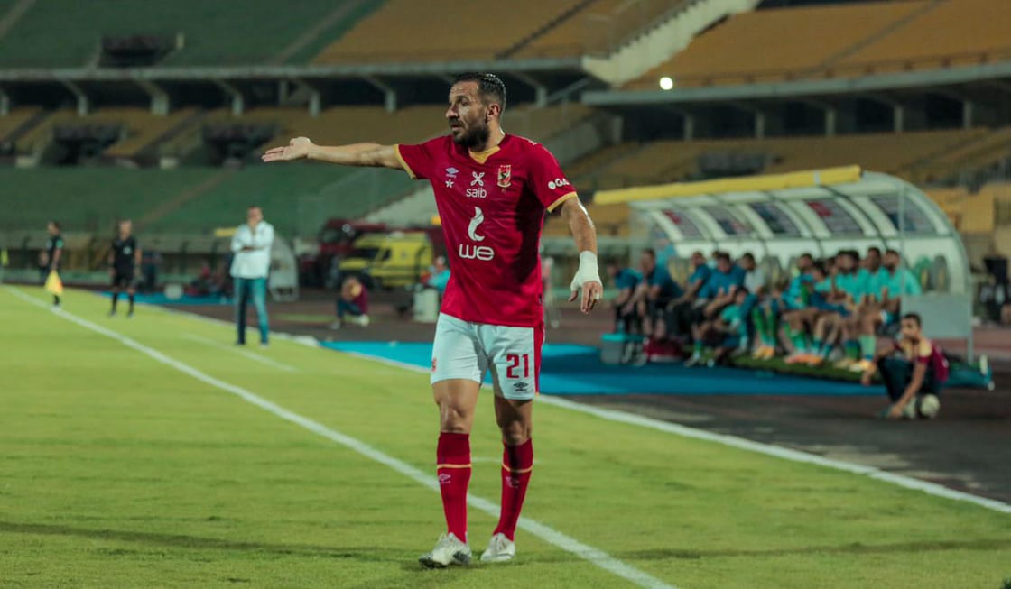 جانب من مباراة الأهلي ومصر المقاصة