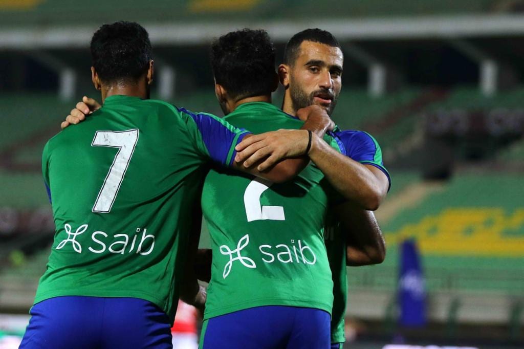 جانب من مباراة الأهلي ومصر المقاصة