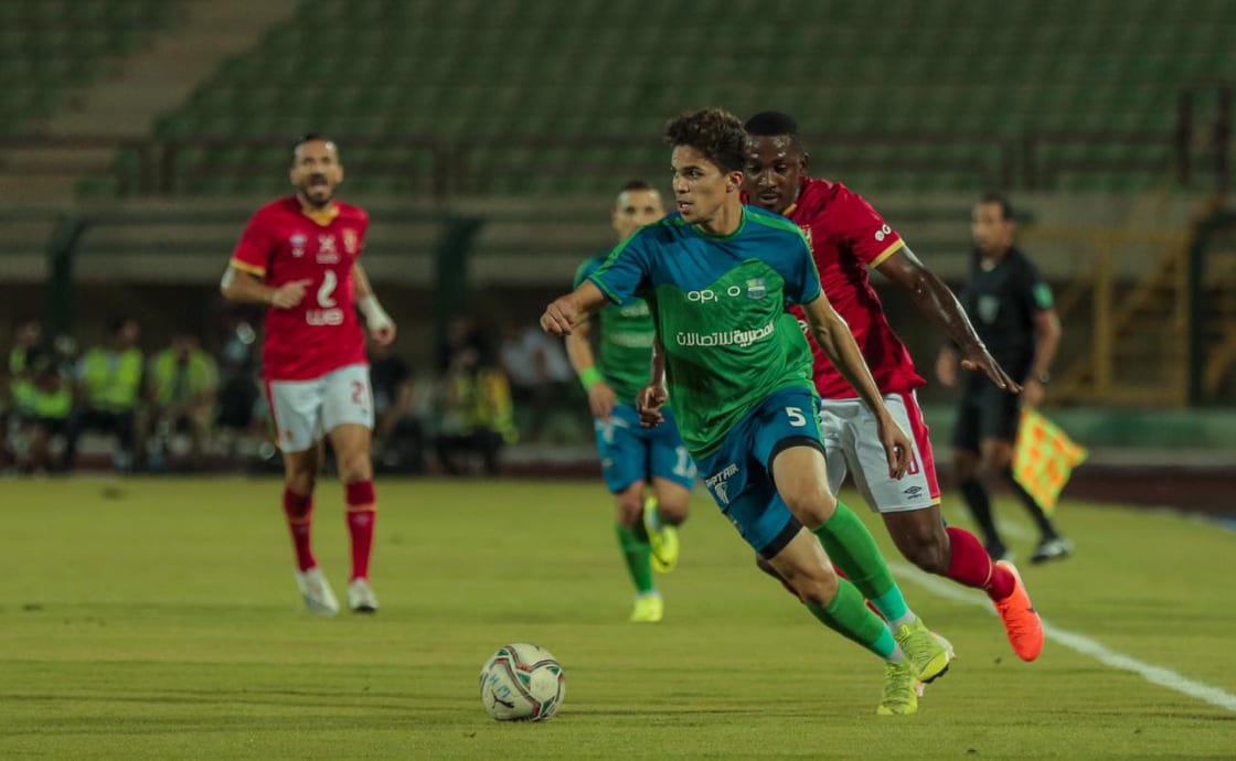 جانب من مباراة الأهلي ومصر المقاصة