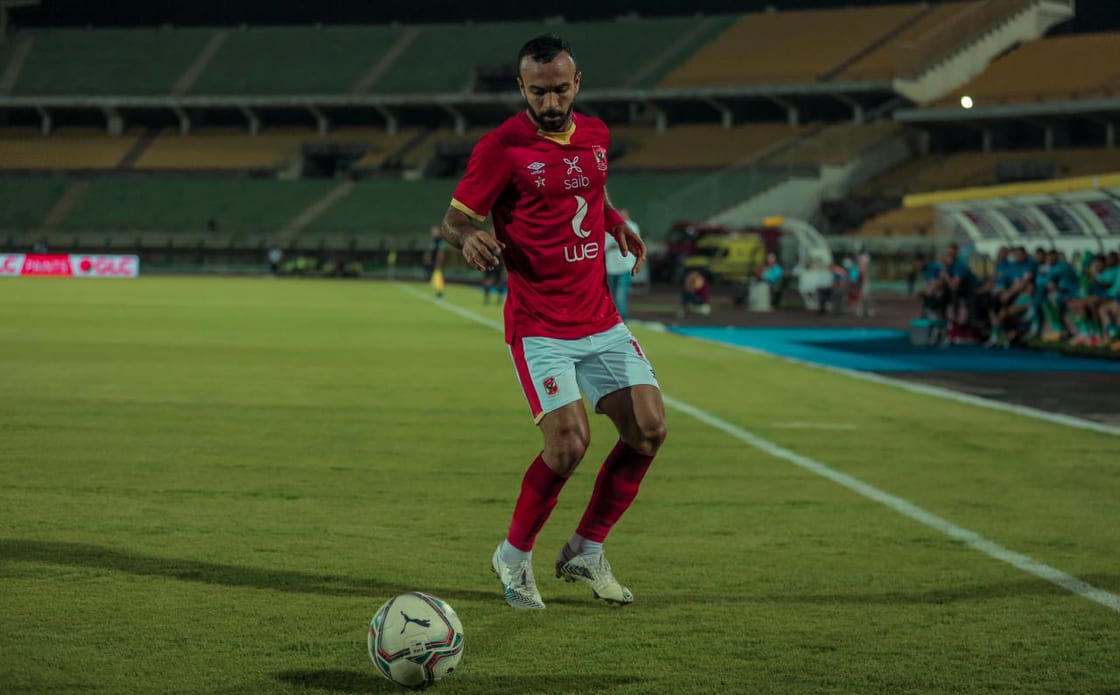 جانب من مباراة الأهلي ومصر المقاصة