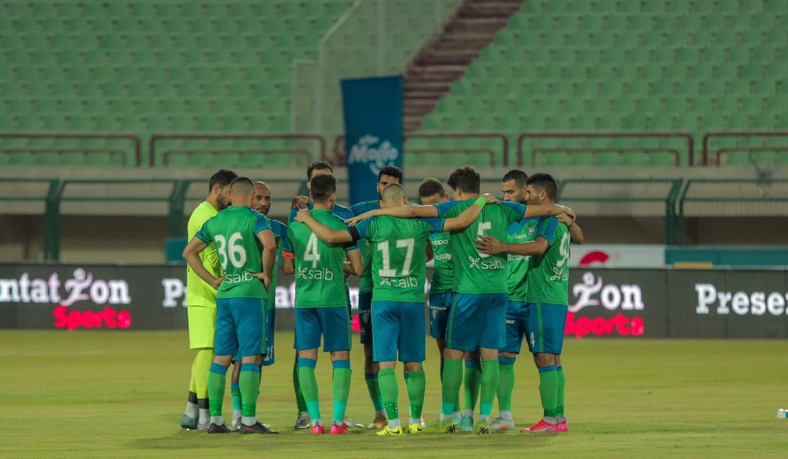 جانب من مباراة الأهلي ومصر المقاصة