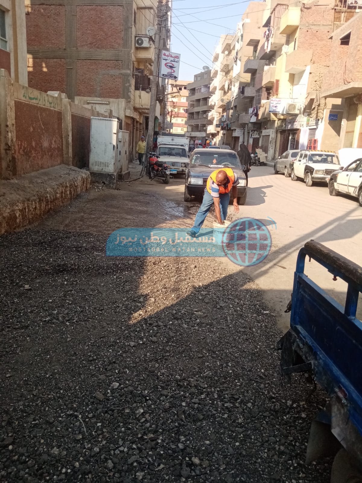 حملة نظافة بالطريق الدائري وإلغاء مقلب قمامة بجوار معهد الاورام بحي غرب (1)