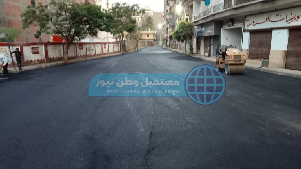 استكمال تأهيل رصف شارعي الهلالي ومحمود النقراشي بحي شرق (3)
