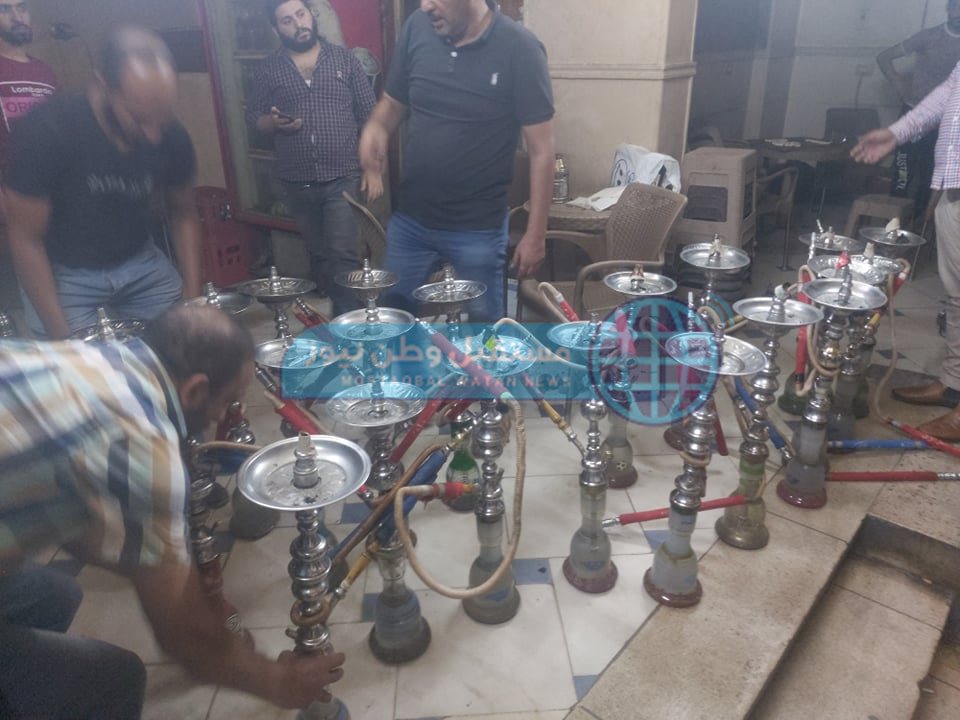 ضبط ومصادرة 150 شيشة خلال حملة بحي غرب (3)