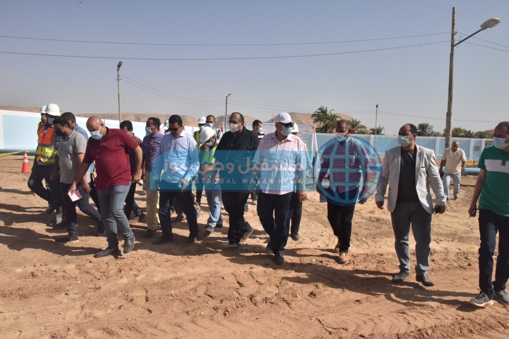 تفقد مشروع دق 2 بئر مياه بمحطة الحبايشة بساحل سليم (9)