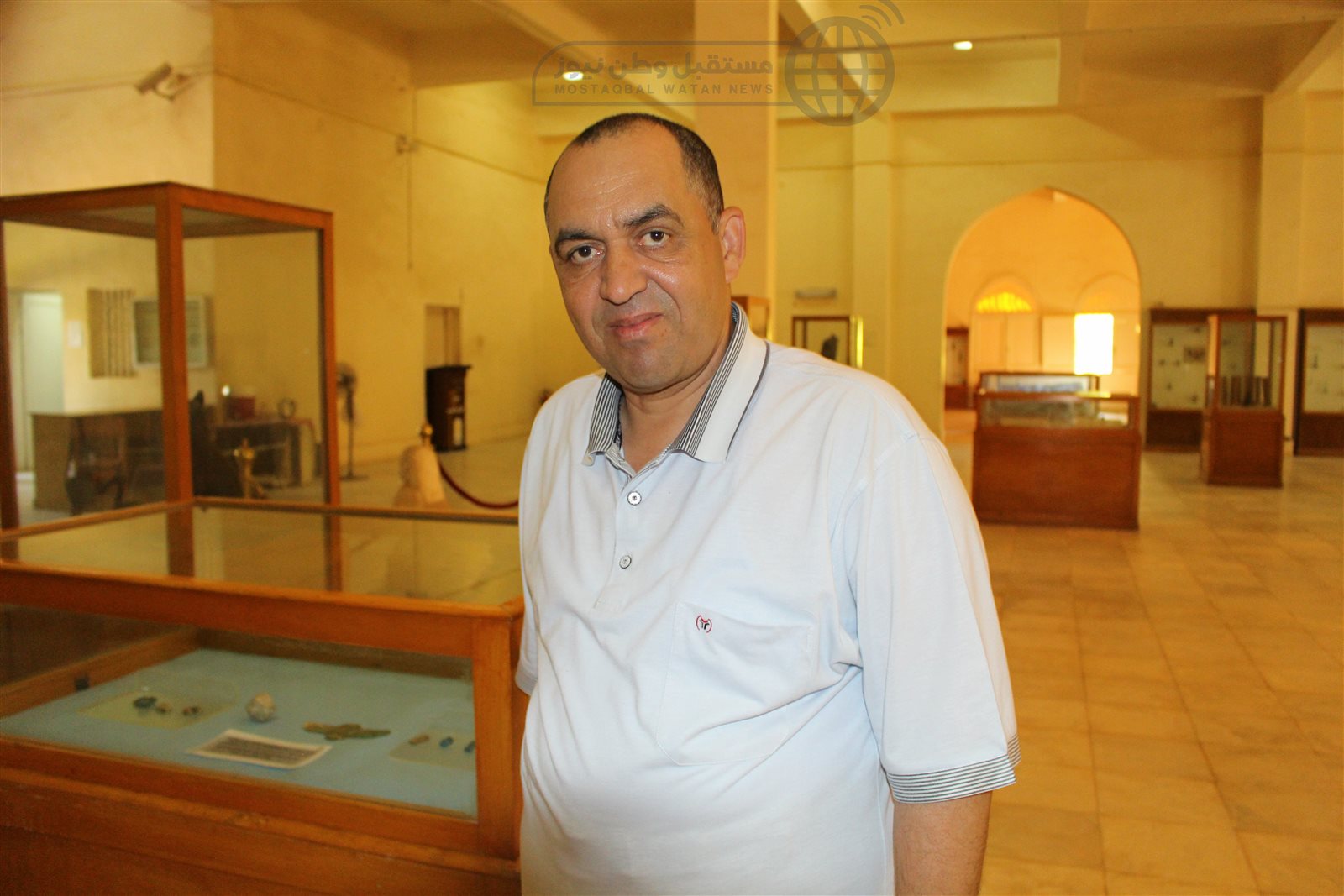 طارق القلعي مدير متحف الآثار بالخارجة بالوادي الجديد