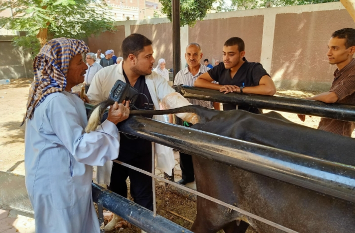 قافلة بيطرية بدير الجنادلة (1)