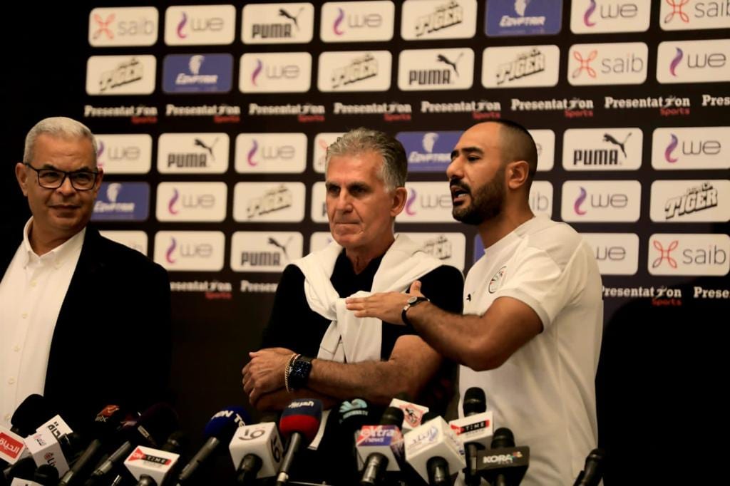  المؤتمر الصحفي لكيروش قبل السفر إلى الدوحة