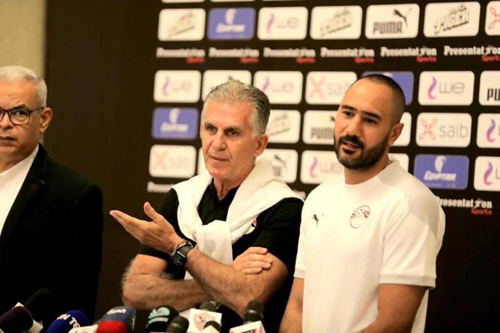  المؤتمر الصحفي لكيروش قبل السفر إلى الدوحة