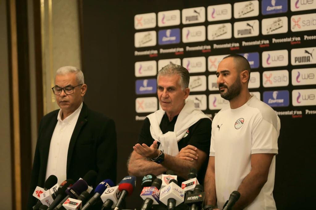  المؤتمر الصحفي لكيروش قبل السفر إلى الدوحة