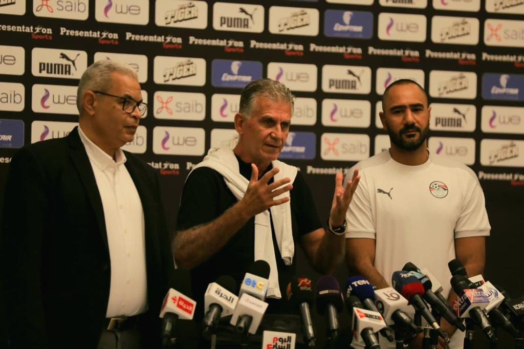  المؤتمر الصحفي لكيروش قبل السفر إلى الدوحة