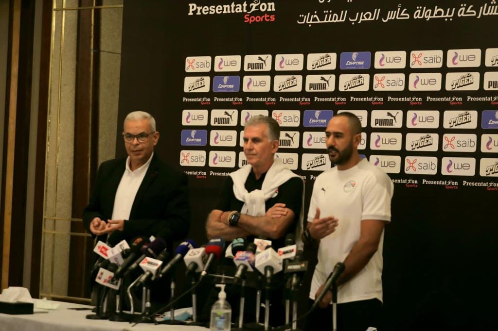  المؤتمر الصحفي لكيروش قبل السفر إلى الدوحة