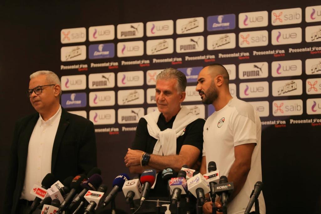  المؤتمر الصحفي لكيروش قبل السفر إلى الدوحة