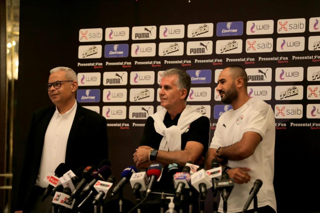  المؤتمر الصحفي لكيروش قبل السفر إلى الدوحة