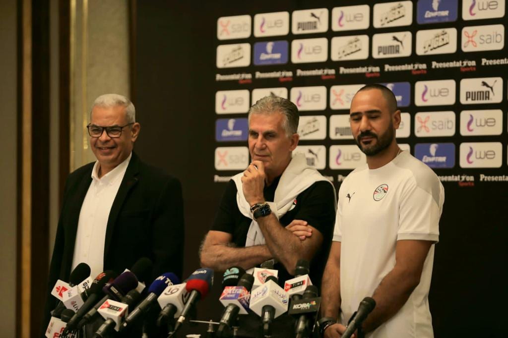  المؤتمر الصحفي لكيروش قبل السفر إلى الدوحة