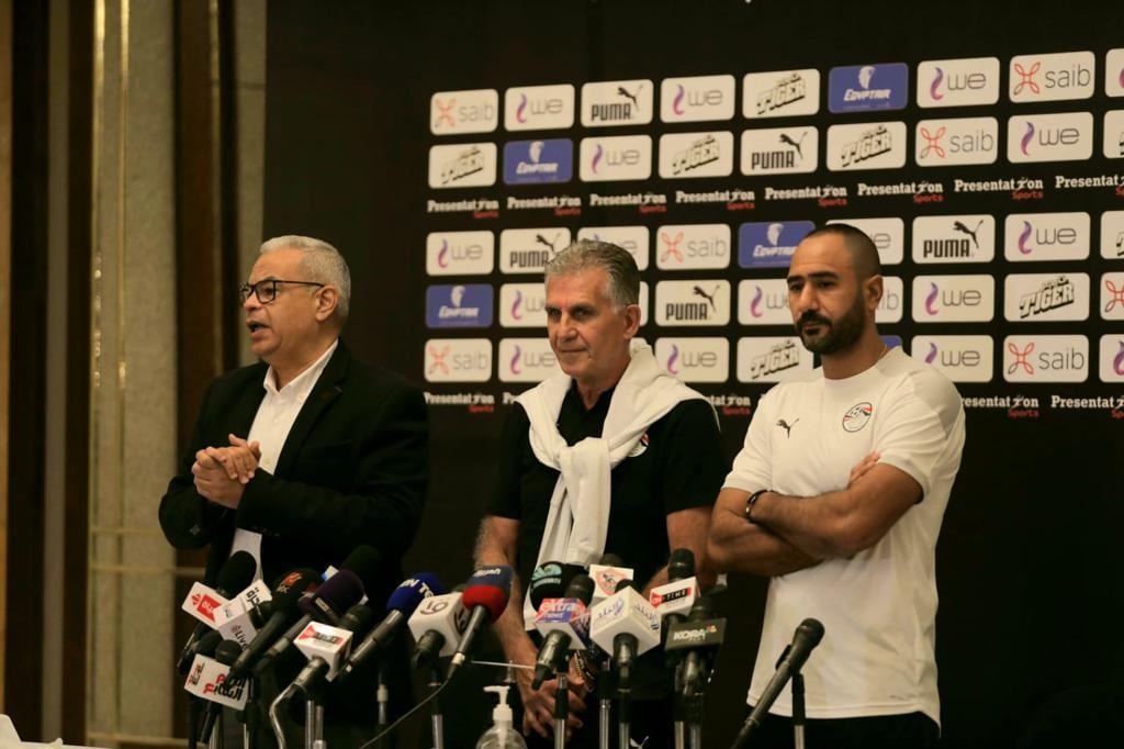  المؤتمر الصحفي لكيروش قبل السفر إلى الدوحة