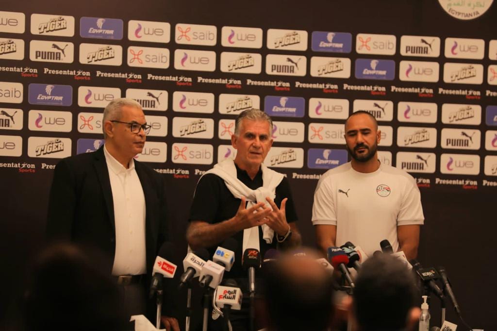  المؤتمر الصحفي لكيروش قبل السفر إلى الدوحة