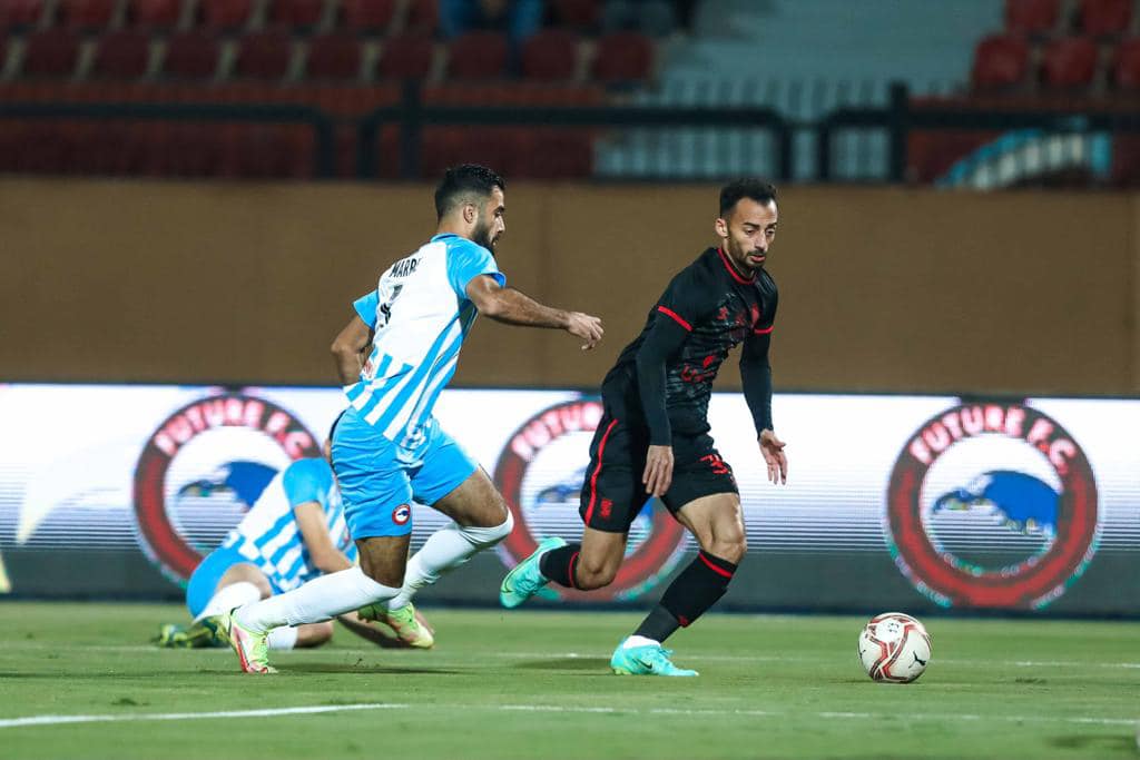جانب من مباراة الأهلي وفيوتشر