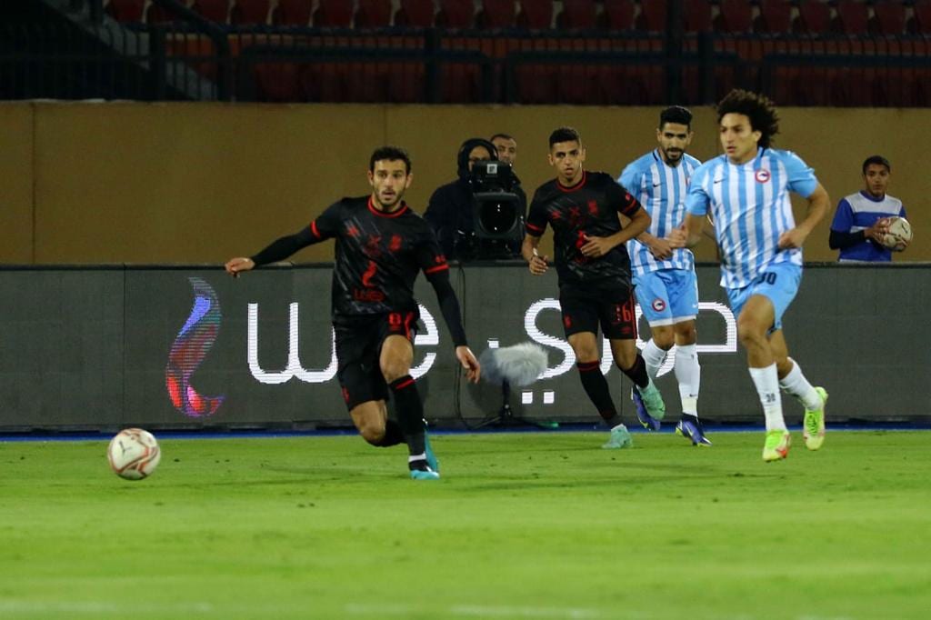 جانب من مباراة الأهلي وفيوتشر