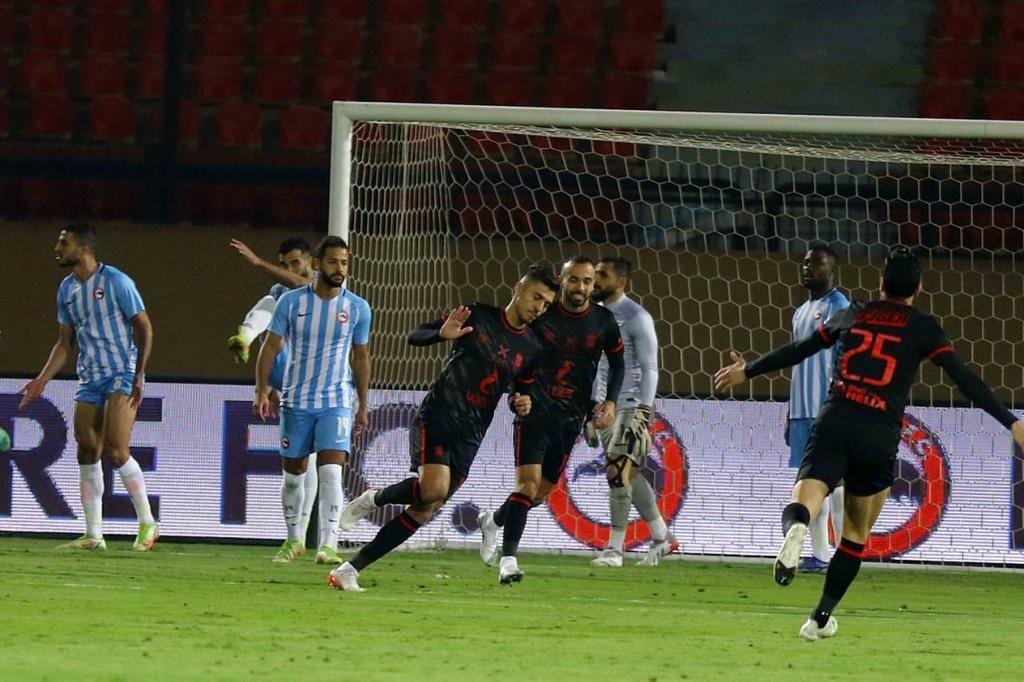 جانب من مباراة الأهلي وفيوتشر