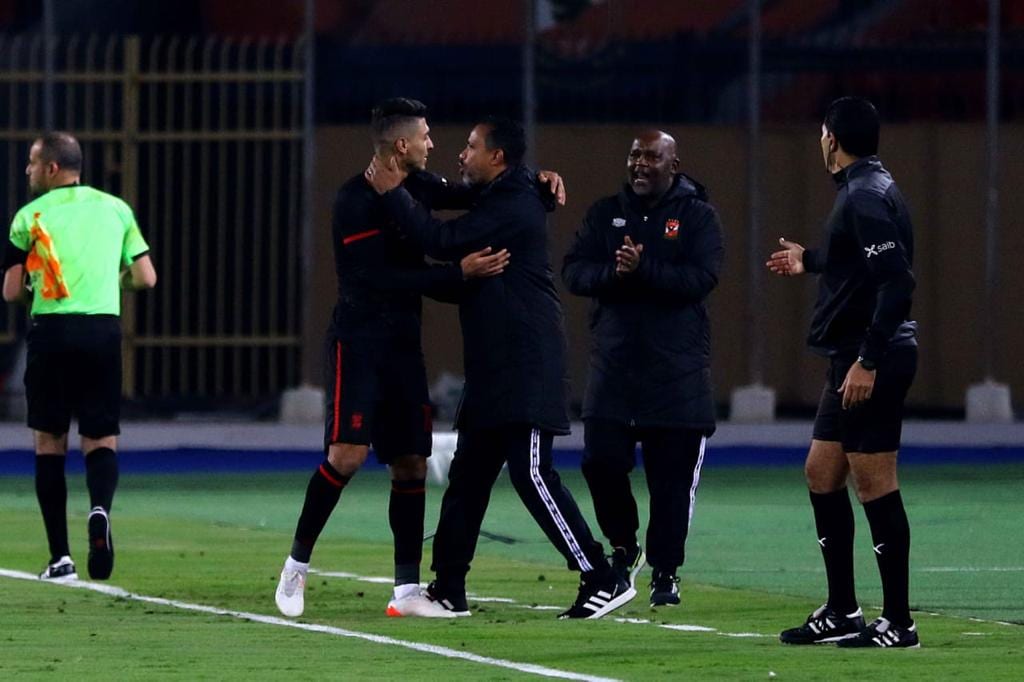 جانب من مباراة الأهلي وفيوتشر