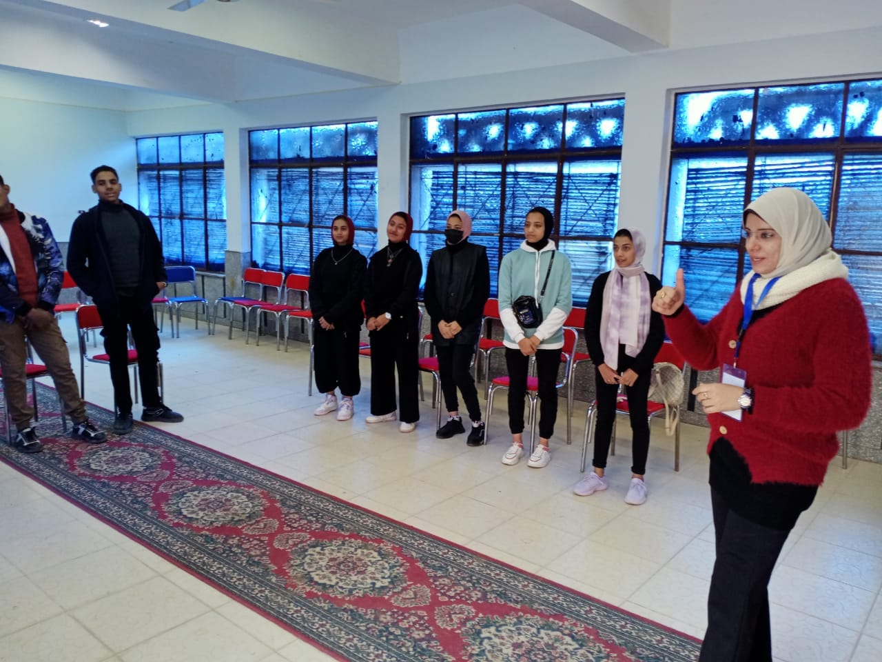 تنفيذ برنامج دورنا في 3 مراكز شباب بواحة الخارجة (1)