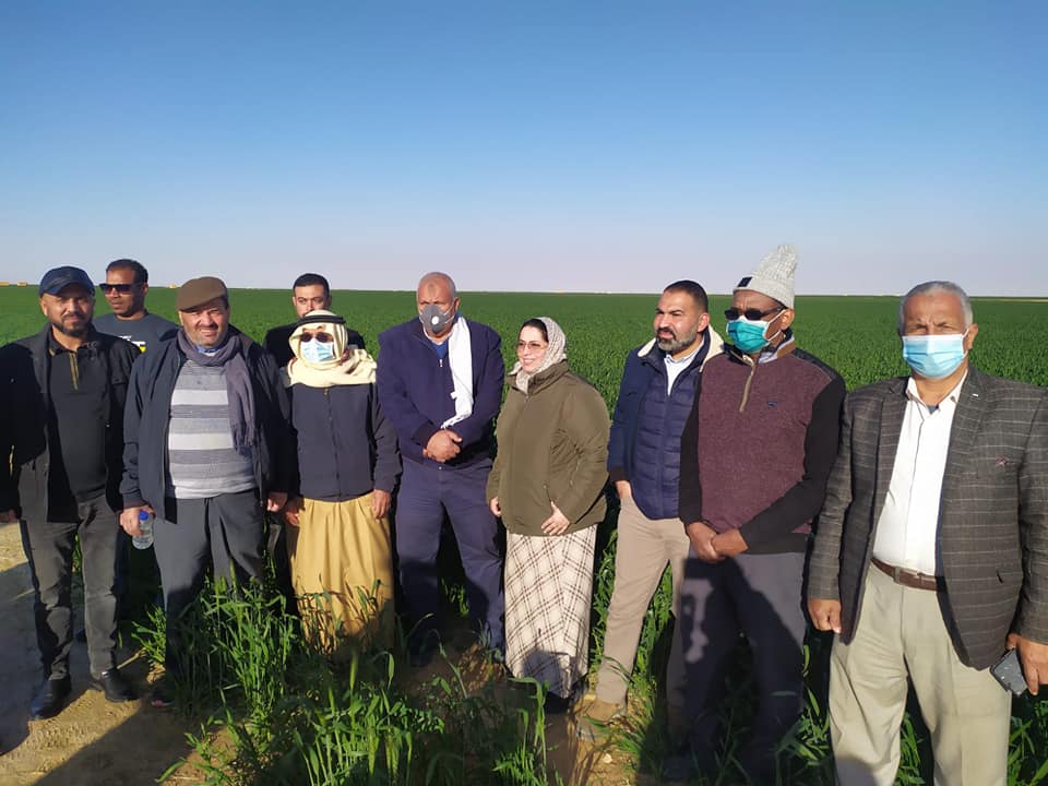 الزملوط والمزروعي يتفقدان المشروعات الاستثمارية المصرية والعربية بشرق العوينات (1)
