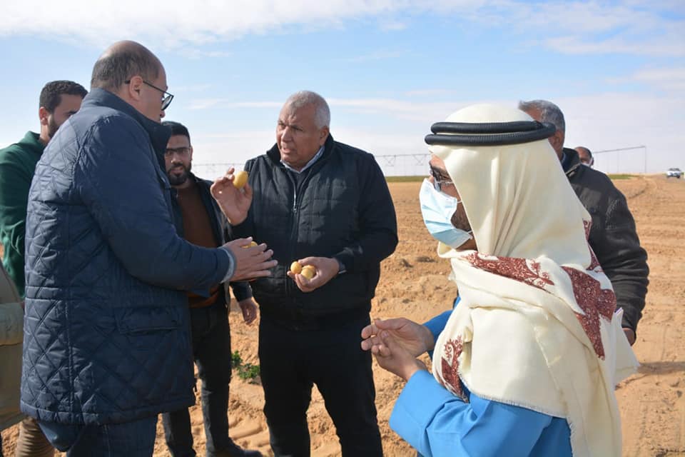وفد العربية للاستثمار يتفقد المشروعات الاستثمارية بأبو منقار وسهل بركة بالفرافرة (5)
