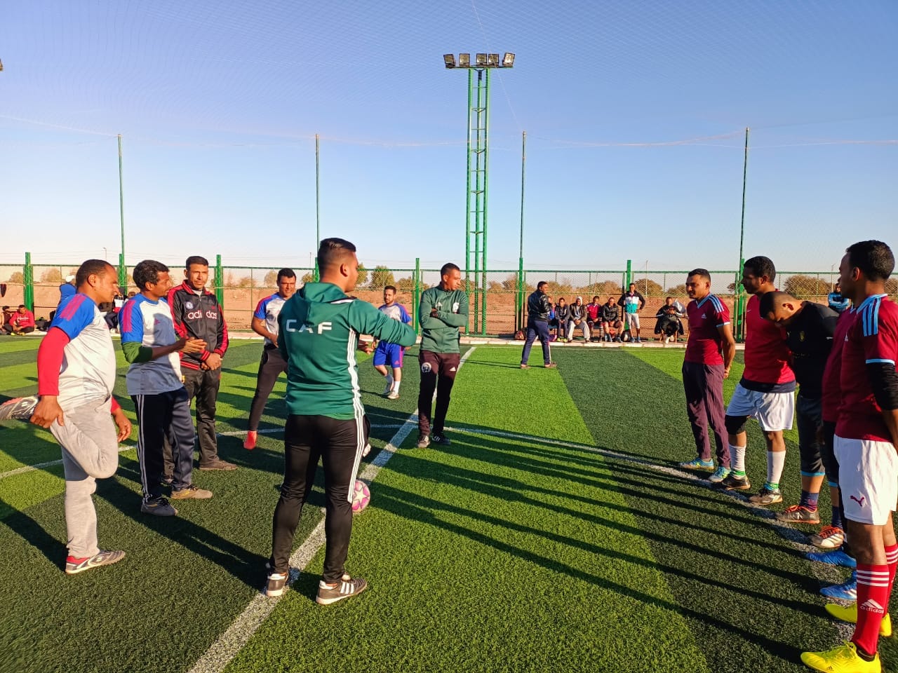 التصفيات النهائية بالمشروع القومي دوري الأندية للاحياء الشعبية في الوادي الجديد (1)