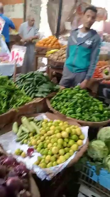 جولة داخل سوق الشعلة بالخارجة (21)