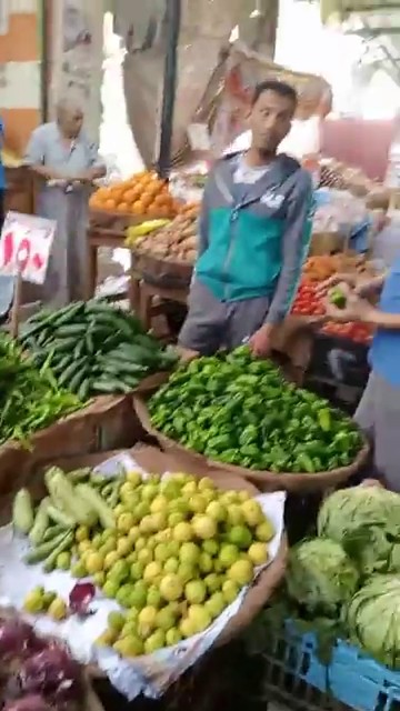 جولة داخل سوق الشعلة بالخارجة (22)