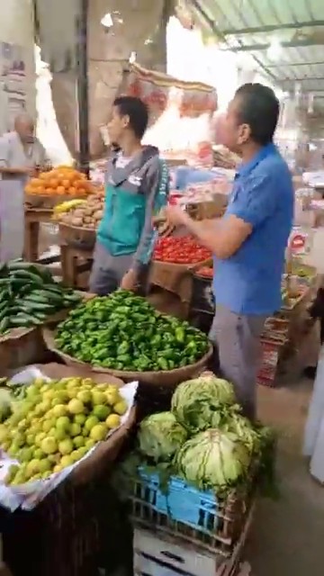 جولة داخل سوق الشعلة بالخارجة (26)
