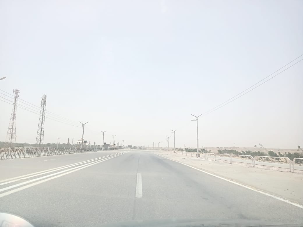 عواصف ترابية في الوادي الجديد (2)