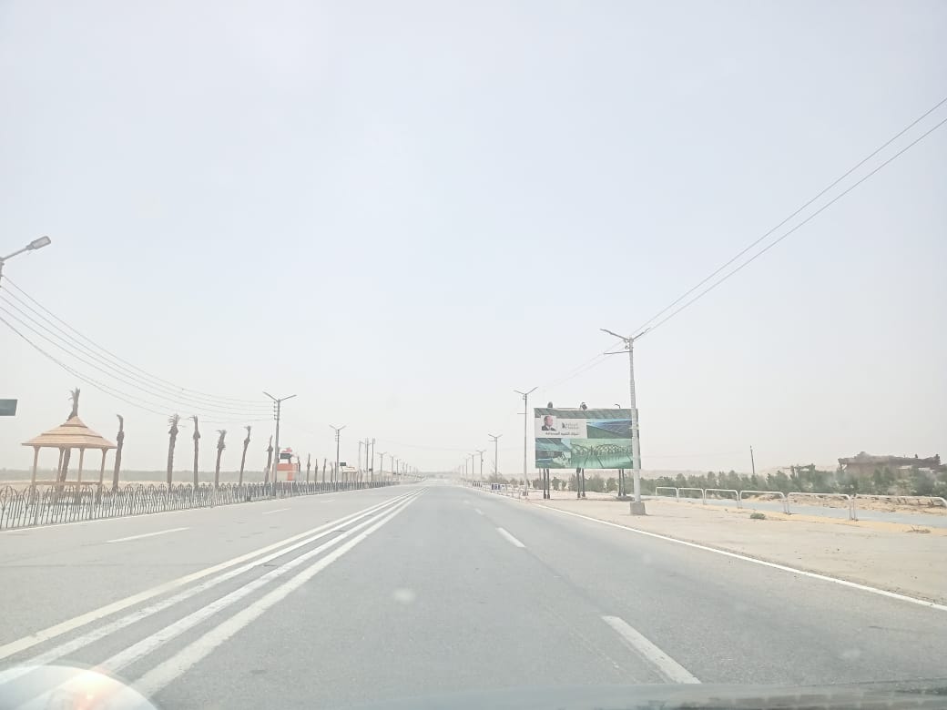 عواصف ترابية في الوادي الجديد (3)