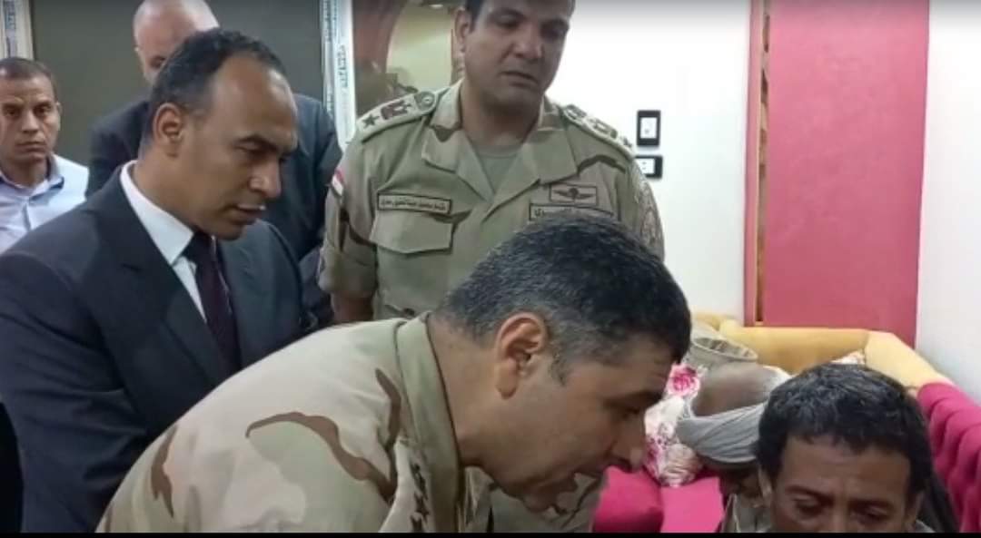 تشييع جنازة شهيدي الواجب بمركزي أبوقرقاص وبني مزار بالمنيا