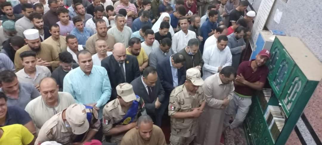تشييع جنازة شهيدي الواجب بمركزي أبوقرقاص وبني مزار بالمنيا