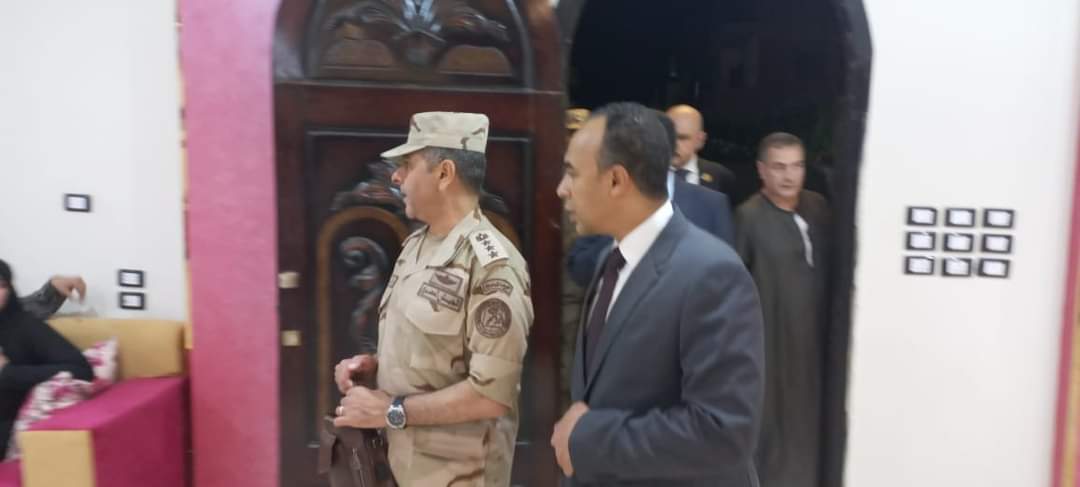 تشييع جنازة شهيدي الواجب بمركزي أبوقرقاص وبني مزار بالمنيا