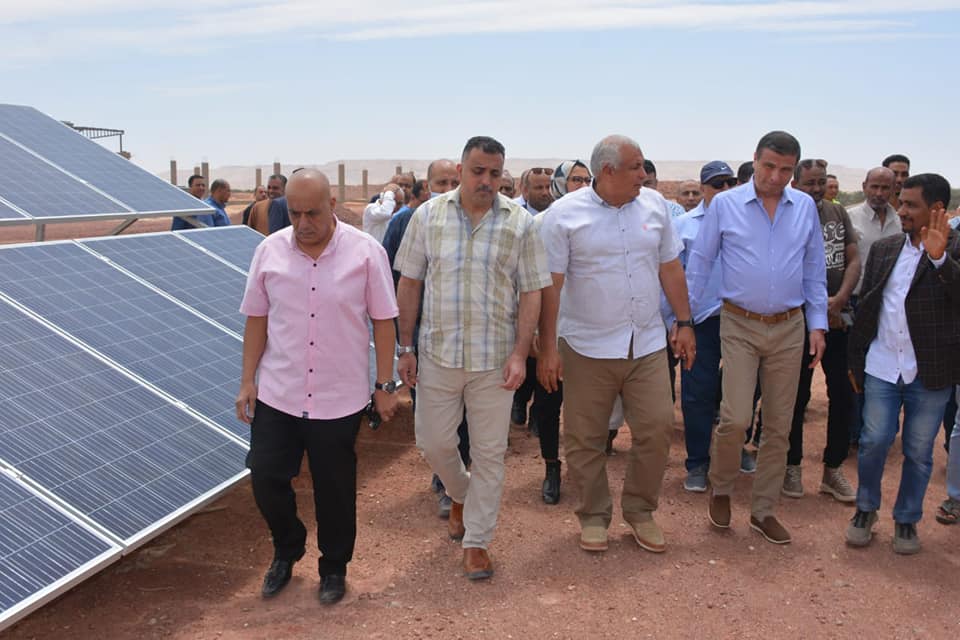الزملوط وفاروق يتفقدان مشروع إستثمار زراعي وإنتاج حيواني بمركز بلاط (1)