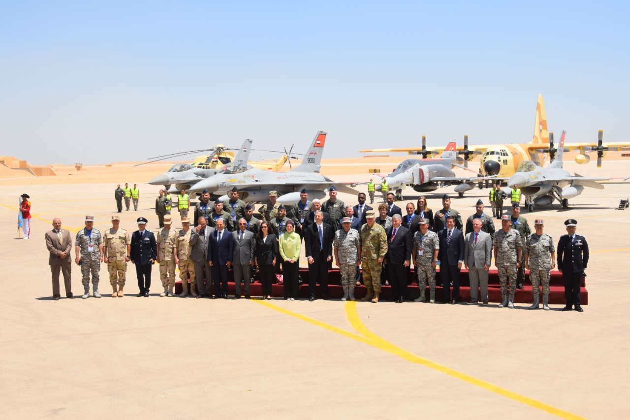 القوات الجوية تحتفل بمرور 40 عاما على هبوط أول طائرة �F16� في مصر