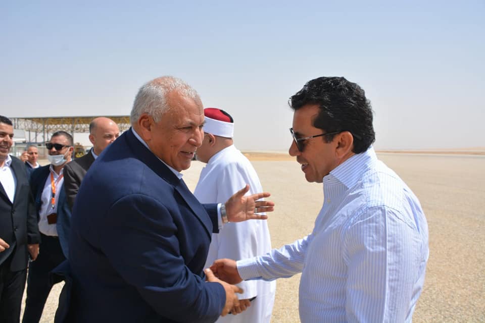استقبال وزيري الشباب والاوقاف (3)