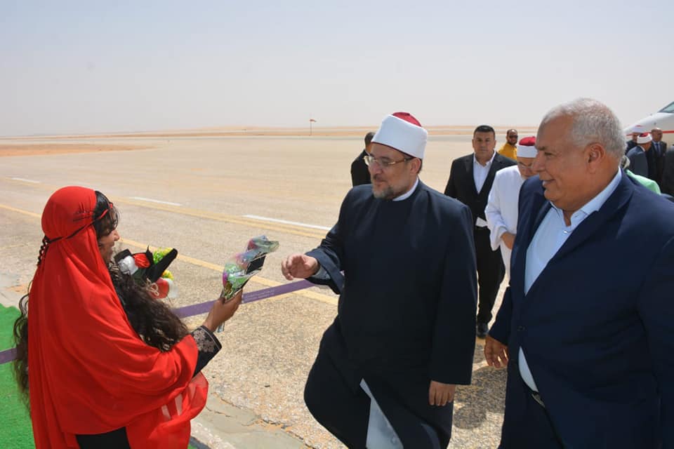 استقبال وزيري الشباب والاوقاف (5)
