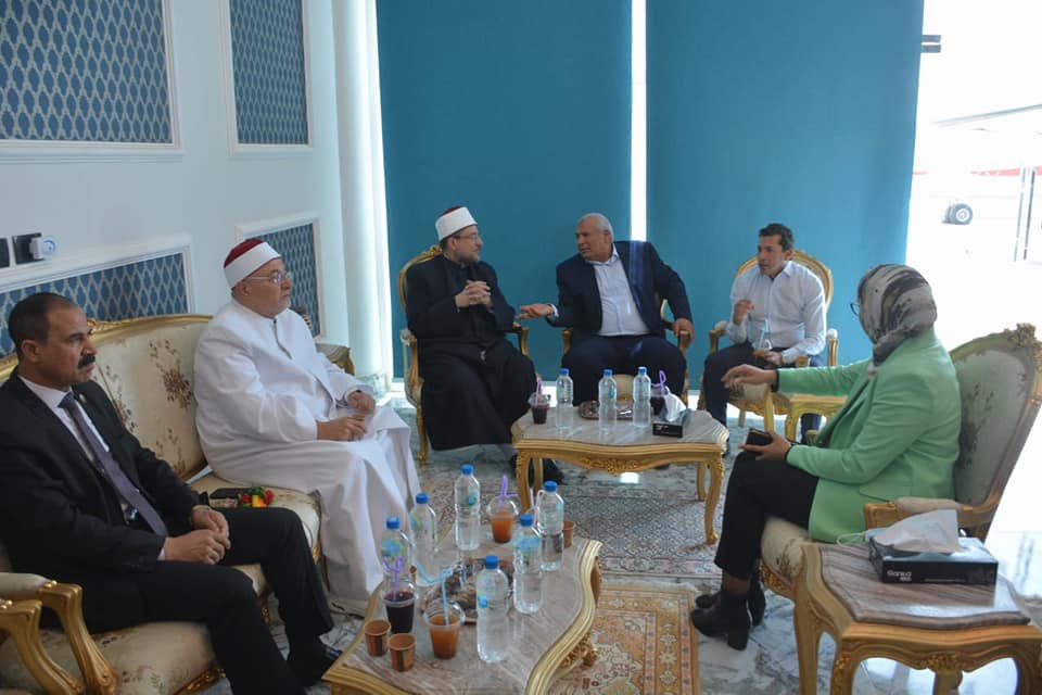 استقبال وزيري الشباب والاوقاف (6)