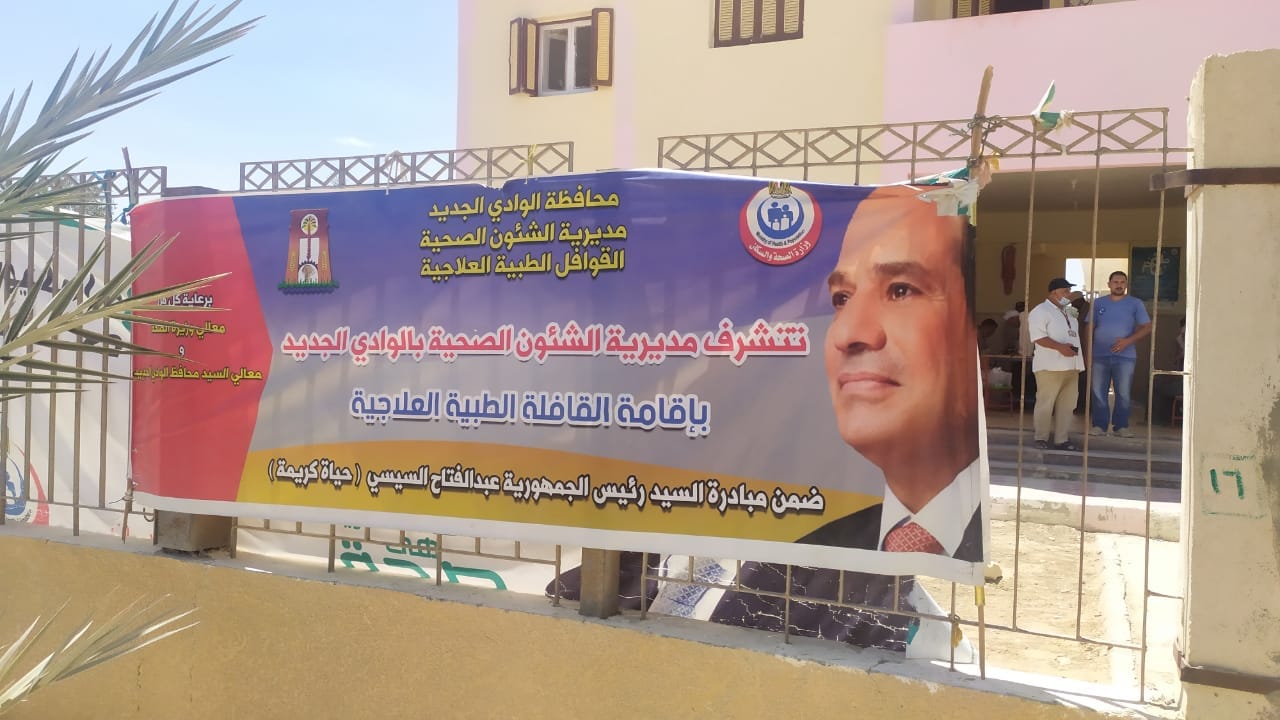قافلة طبية مجانية بقرى النهضة بالفرافرة (3)